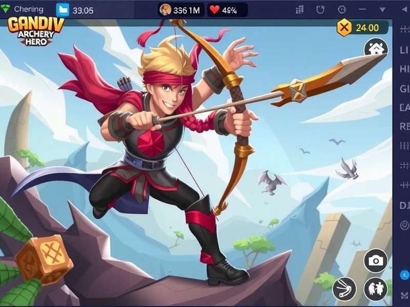Gandiv Archery Hero in Action Gandiv Archery Hero Gameplay